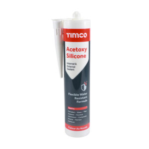 Acetoxy Silicone - White / Clear